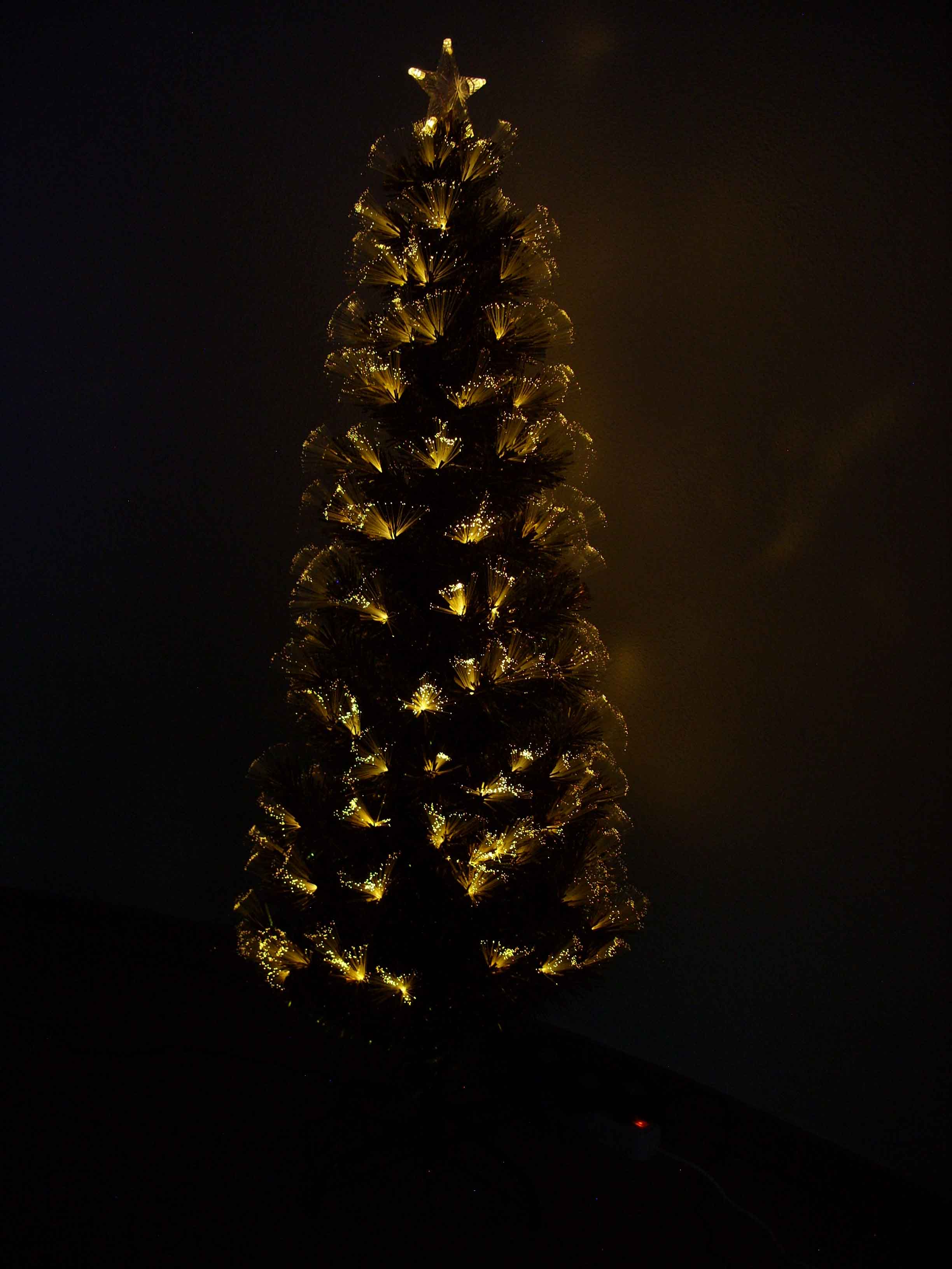 Ёлочка золотистая оптиковолоконная 1.2м