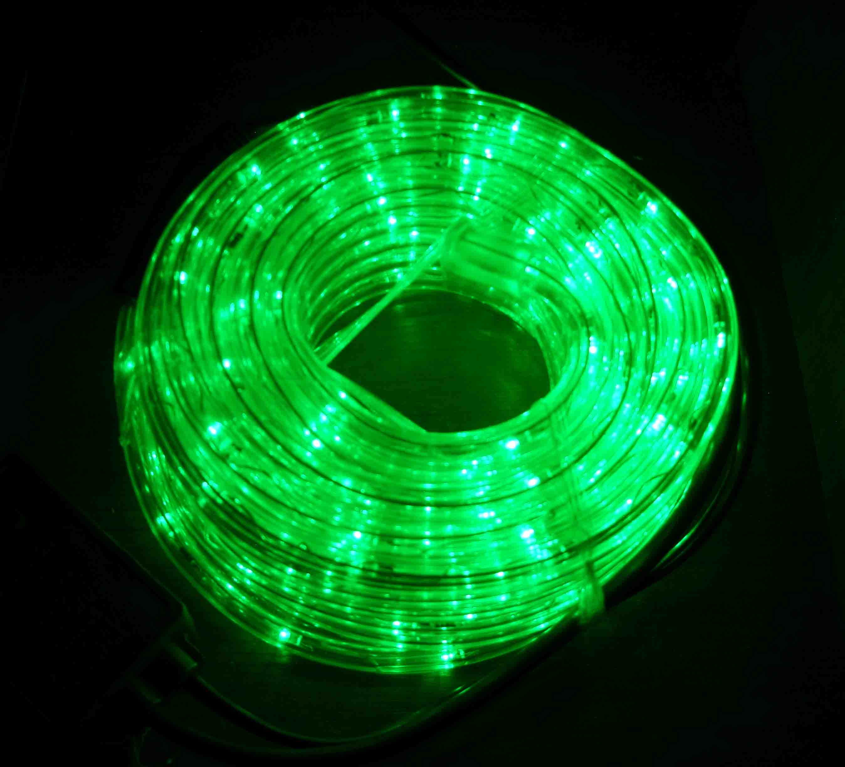 Дюролайт светодиодный 10м зелёный с контроллером 
