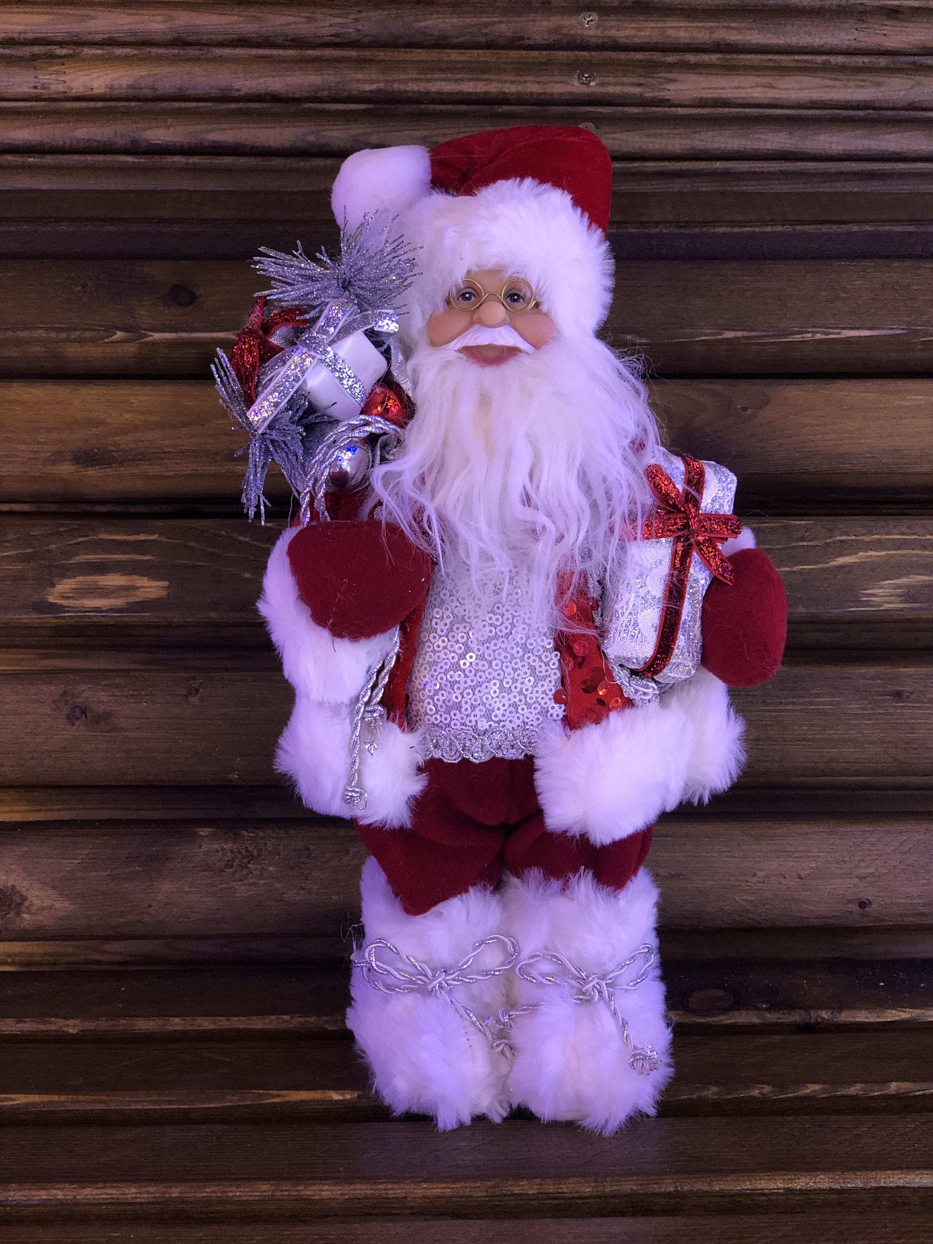 Кукла "Санта Клаус с подарками"30см