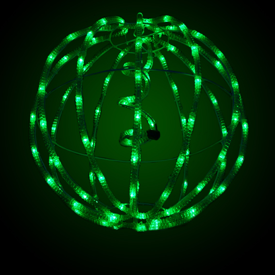 3D Шар дюролайт зеленый